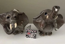 Lynda Corneille SWAK Sophie & Flossie Elephant Cream Sugar Set w/ Tag