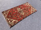 Amazing Hand Knotted Vintage Tribal Hamidoun Wool Area Rug 3.9 x 1.10 Ft — photo 9
