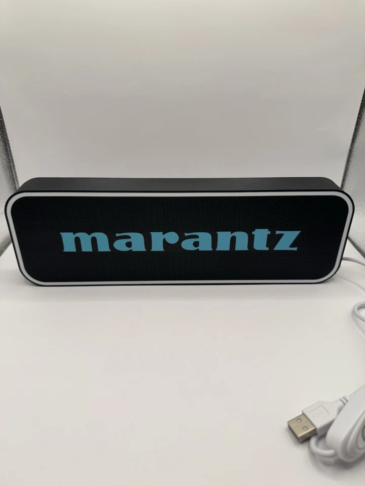 Marantz Light Up LED Sign - Vintage Audio Stereo Equipment - USB Powered - Image 2 of 4