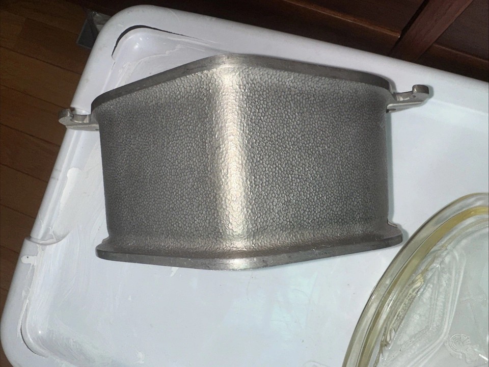 Guardian Service Vintage Cast Aluminum Oval Dutch Oven Roaster w/Glass ...