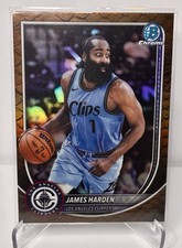 2025-26 Topps Bowman Basketball #BCV-119 James Harden Reptilian Refractor SP