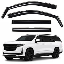 Sun Rain Visors Wind Rain Guards for 2021-2027 Cadillac Escalade ESV
