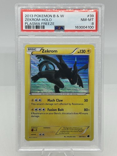 Zekrom graded PSA 8 for sale on eBay