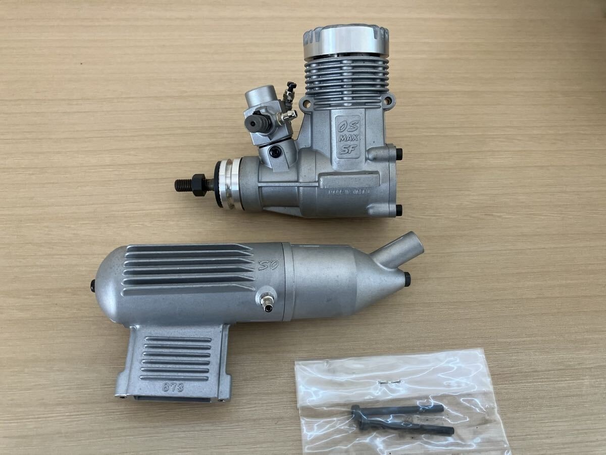 O.S. MAX-46SF ABC 7.45cc 2 cycle glow engine with muffler For R/C airplane New