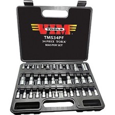 34 Pc.Torx Master Set TMS34PF VIM TOOLS Metal 92308039349 Sockets, Ratchets &