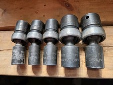 Snap On Usa 12 Drive Swivel Impact Sockets Ipl  916 12 58 34 1116 Lot
