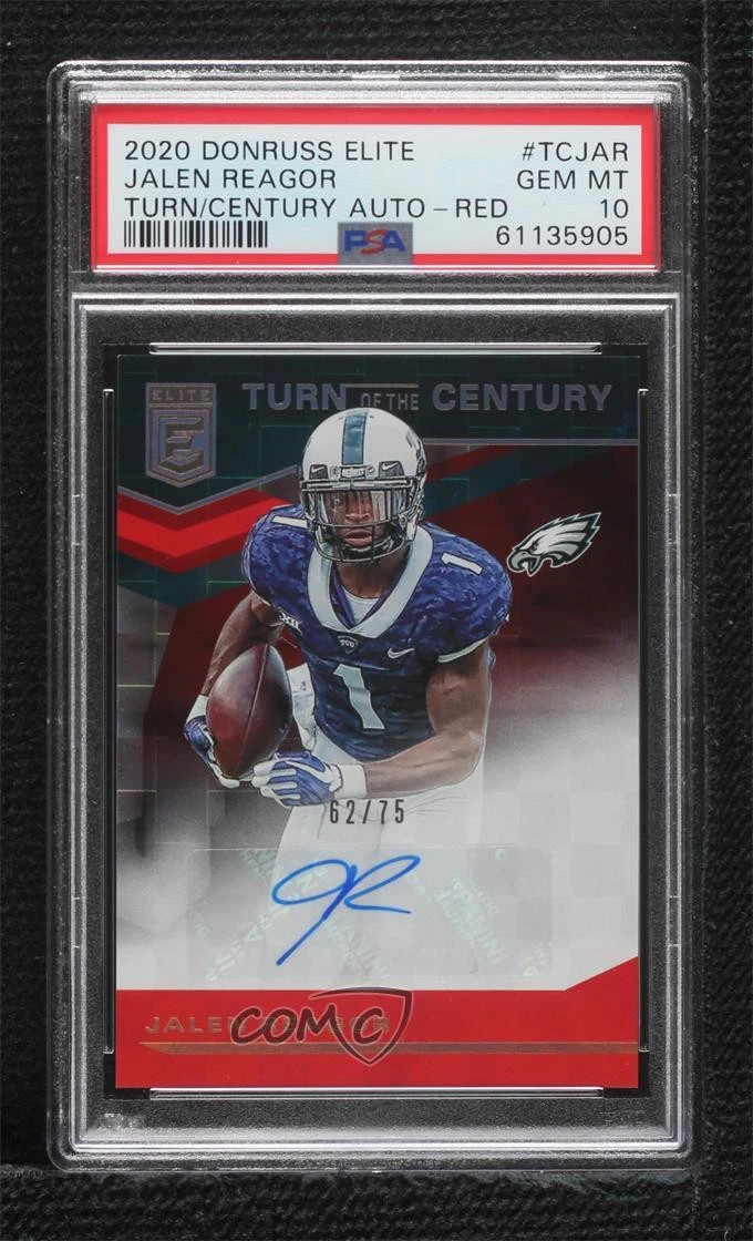 Jalen Reagor Panini Donruss Elite Turn of the Century Autographs #TCJAR Red