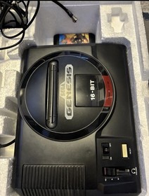 Sega Genesis Console CIB Sonic System Tested Complete w/ Inserts Box Protector