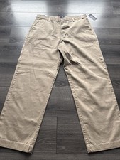 Chaps Mens Khaki Chino Pants 38X32 NEW