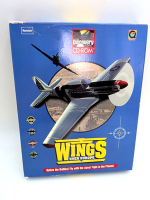 Wings Over Europe MAC Computer Game CD-ROM Discovery Channel Store QuickTime
