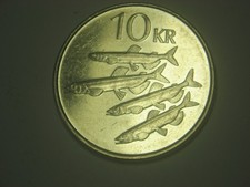 ICELAND 10 KRONUR 1996