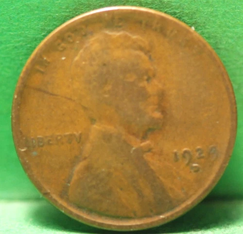 USA, 1929-D Lincoln Cent,  KM132, Very Good, NR, 1-26