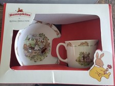 Royal Doulton Bunnykins Infant Mug  Bowl 2 Piece Set