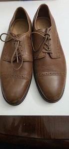 Polo Ralph Lauren Asher Wingtip Brown Oxford Dress Shoes Men's Size 9D
