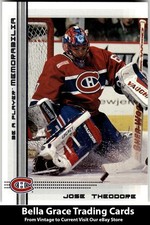 2000-01 Be a Player Memorabilia #287 Jose Theodore Montreal Canadiens NHL Hockey