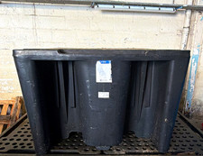 1100L Black PE Water Storage Tank SJ-500-006 1450x1450x1000mm UK Made