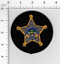 OHIO DEPUTY SHERIFF ( COLOR CIRCLE ISSUE) COLLECTIBLE POLICE EMBROIDERED PATCH