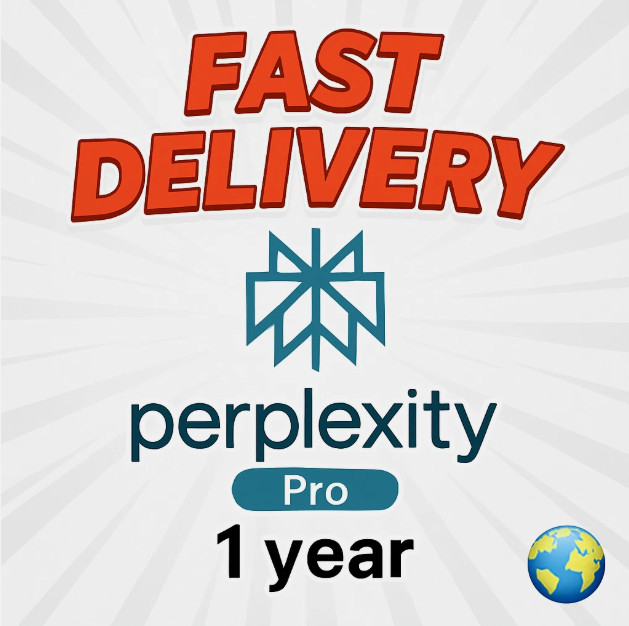Perplexity AI Pro 1 Year GLOBAL | GPT-4.1 Claude4 Grok |  Auto Delivery 24/7 ⚡