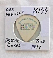 Kiss Ace Frehley Tour Issued Guitar Pick Psycho Circus Tour 1999 Rare