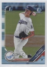 2019 Bowman Draft Chrome Sky Blue Refractor Jimmy Lewis #BDC-132 4s2