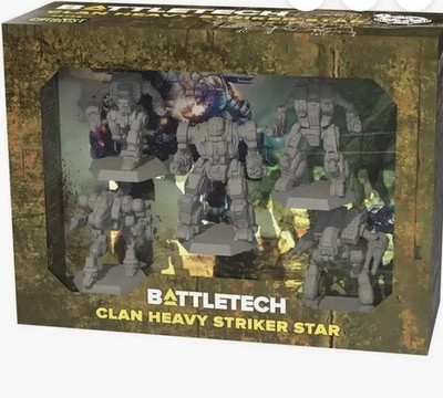 Battletech Miniature Clan Heavy Striker Star  NEW CAT 35722