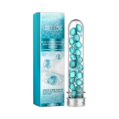 Blue Copper Peptide Skin Care Facial Essence Serum For Women