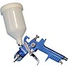 E S Mfg SPRAY GUN HVLP 2.5MM NOZZLE GRAVITY FEED