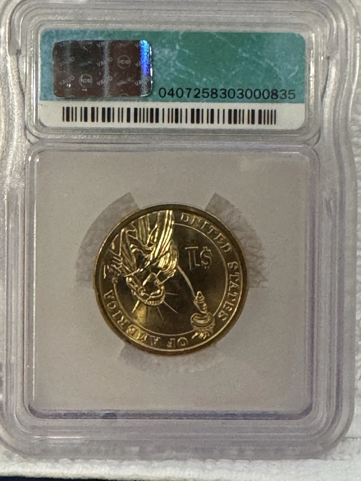 2007 Washington Dollar (ERROR) Type 2 Edge Lettering MS-67 - Image 2 of 2