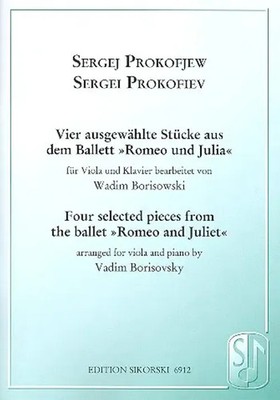 Sergei Prokofiev | 4 Stücke aus dem Ballett Romeo und Julia für Viola und...