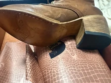 Freebird Cognac Grany “granny” Lace Up Boots BNIB OOP Sz8