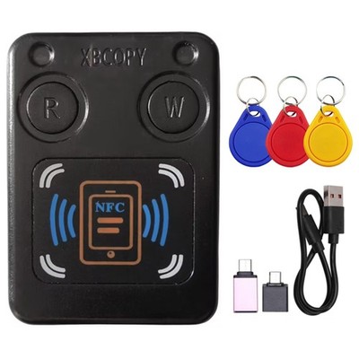 NFC RFID  Chip Kartenleser Kopierer + 3XCUID Schlüsselanhänger IC 13,56 MHz2754