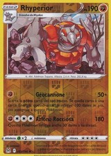 CARTA POKEMON - RHYPERIOR - 091/196 - PS 190 - RARA - HOLO - IN ITALIANO