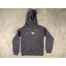 Nike Boys Sportswear Fleece Pullover Hoodie Navy Blue Size Medium