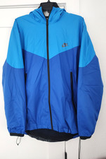 Nike Men's large Sportswear Hooded Lite Weight windbreaker Jacket Blue mesh