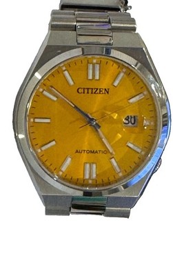 Citizen C7 Yellow Dial Men's Automatic Watch (NH8391-51Z)