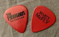 MARTY MCFLY-THE PINHEADS Guitar Pick BACK TO THE FUTURE 🎸1980's🎸Michael j Fox