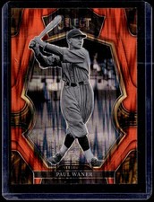 2023 Panini Select #129 Paul Waner Neon Orange Pulsar Prizm #/8