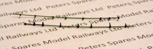 Dapol 116382 Schools N Gauge Handrail Malachite (Pair)