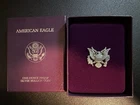1987 American Silver Eagle 1 Troy Oz Proof With Box and COA