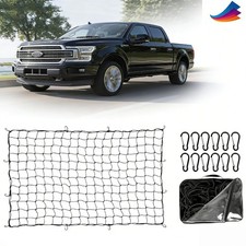 Elastic Truck Bed Cargo Net 4x6 Stretches To 8x12 For Ford F-150 F-250 F-350