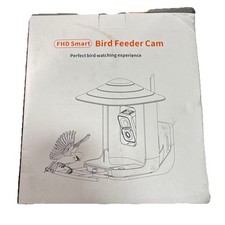 FHD Smart Bird Feeder Camera Auto Capture Recognition w Real Time SMS Brand NEW