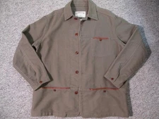 Men's Orvis Olive Green Moleskin Coat size L