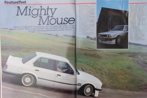 Original 1985 Motor extracted mag road test article: BMW ALPINA C2 - E30