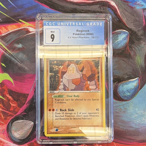 CGC 9 Regirock 28/110 EX Holon Phantoms 2006 English
