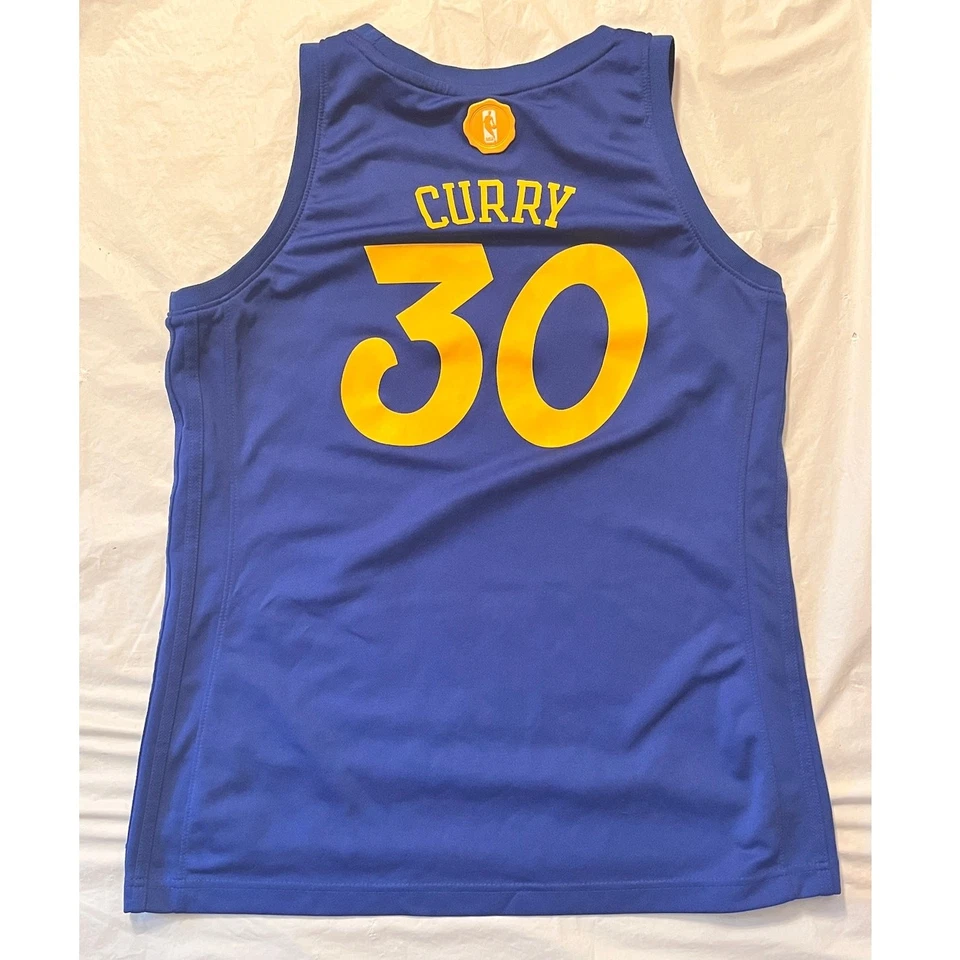 Adidas Golden State Warriors NBA 4 Her Curry Jersey Niña Juvenil XL Azul Excelente Foto 2 de 4