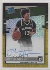 2020 Donruss Optic Choice Black Gold Prizm Signatures 5/8 Jordan Nwora Auto us4