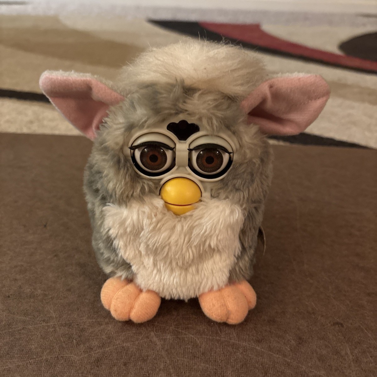 Vintage Furby 1998 Gray And White. Tiger Electronics | eBay