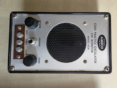 *Reduced*Vintage 1950s-1960s Ameco Code Practice Oscillator CW Monitor Model OCM