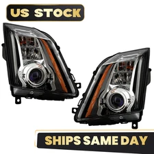 For 2009-2014 Cadillac CTS-V HID/Xenon Headlight w/AFS Projector Left+Right Pair