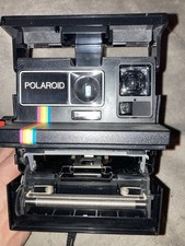 Polaroid Camera Spirit One Step 600 Land Black Instant Rainbow Stripe New No Box